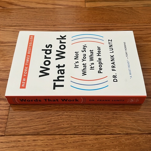 Book: NYT Bestseller Words That Work by Dr. Frank Luntz (Paperback) - Picture 5 of 7